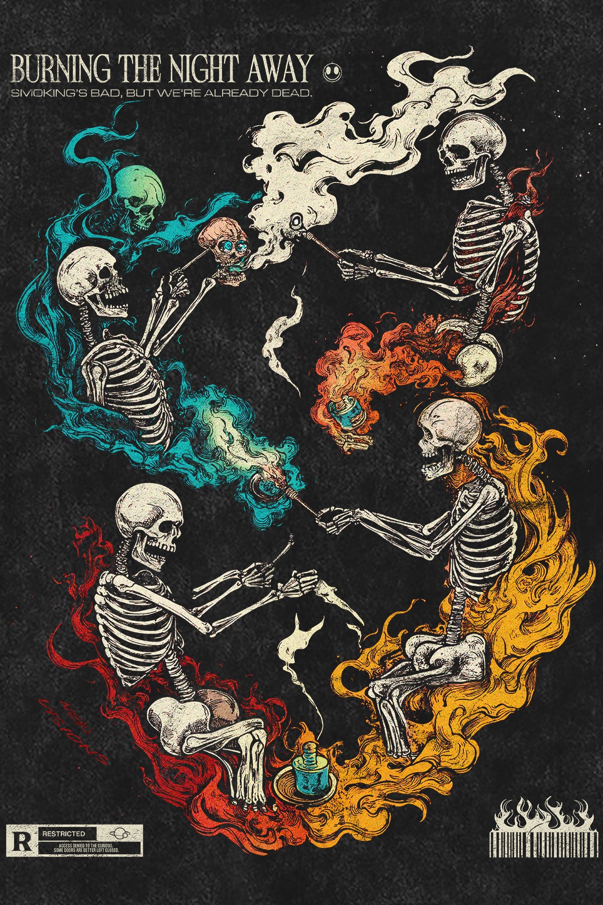 BURNING THE NIGHT AWAY