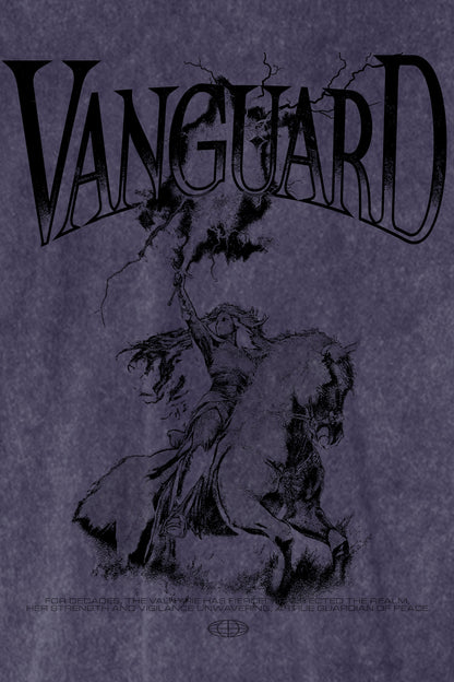 VANGUARD_Ink T-Shirt, Purple – Designansicht | color:purple-haze