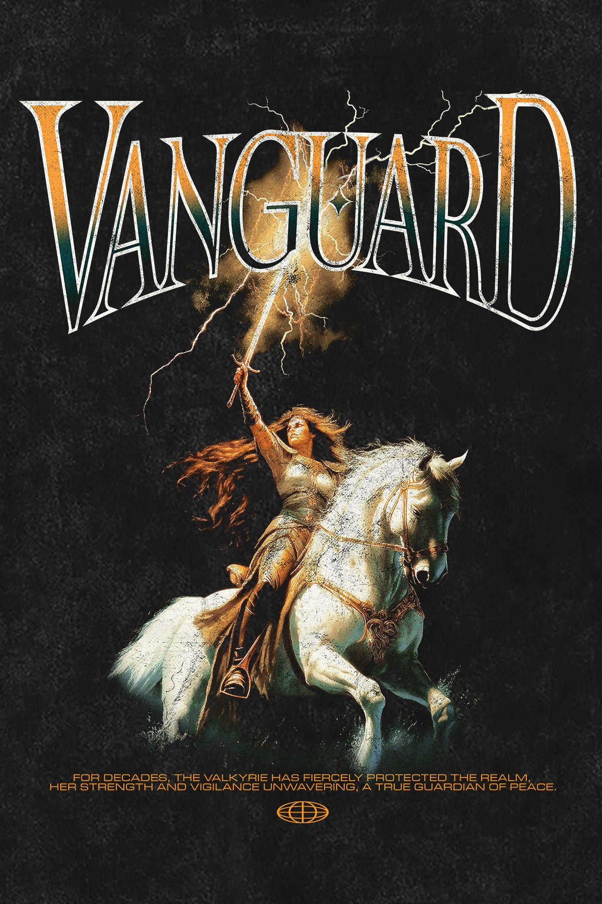 VANGUARD T-Shirt, Backprint-Artwork – Vanguard Graphic | color:void