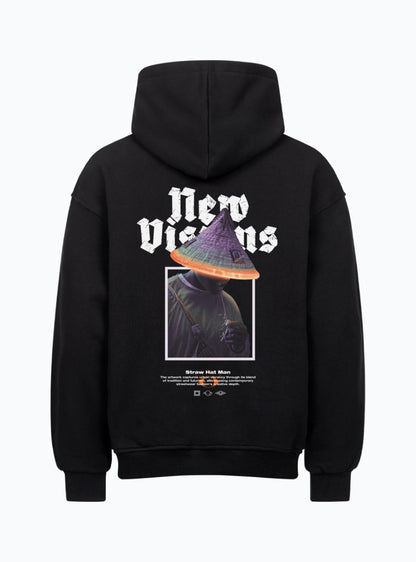 NEW VISIONS Oversized Hoodie - Strawhat Man