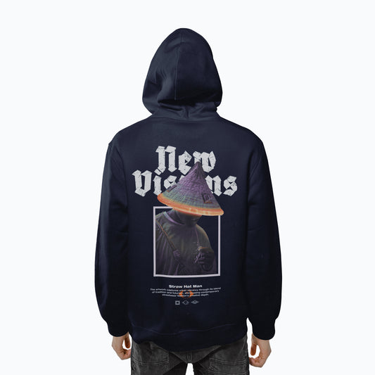 Urban futuristic design | Streetwear Hoodie Herren | Blau/Navy - NEW VISIONS