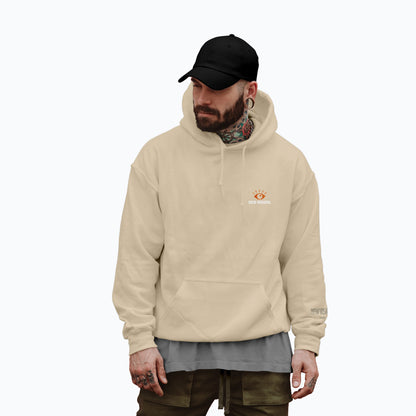 Premium Urban futuristic | Streetwear Hoodie Herren | Beige / Sand - NEW VISIONS