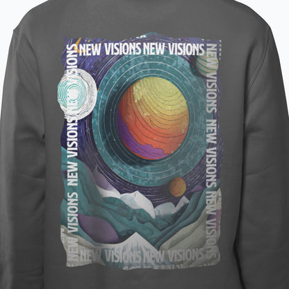 Urban Streetwear Hoodie | Unleash Your Dreams - Grey - NEW VISIONS