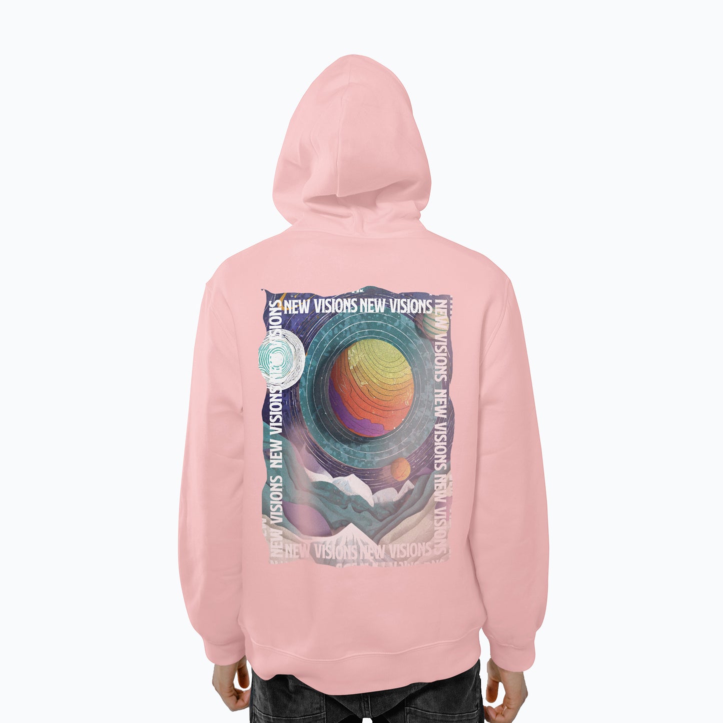 Urban Streetwear Hoodie | Unleash Your Dreams - Pink - NEW VISIONS